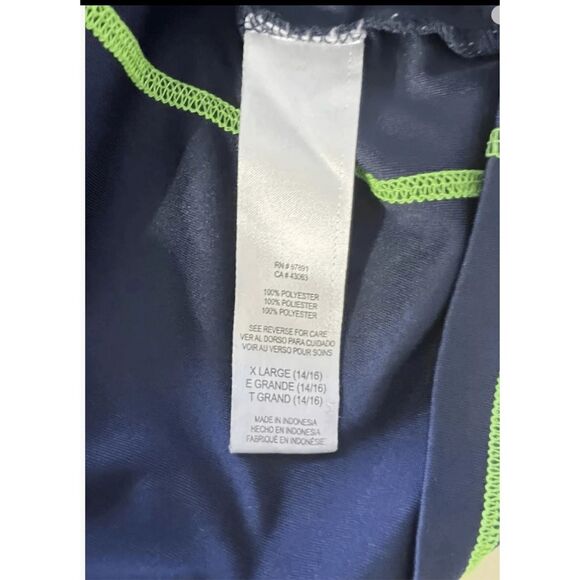 Seattle Seahawks Russell Wilson #3 Football Jersey Youth XL(14/16) Blue Vneck - Picture 7 of 10